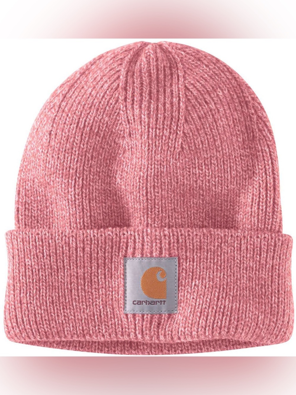 Carhartt - Women’s Heather Pink Knit Cuffed Beanie